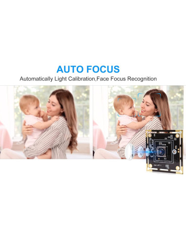 Cámara USB Autofocus ELP 16MP 4K UVC 68 Mini para PC