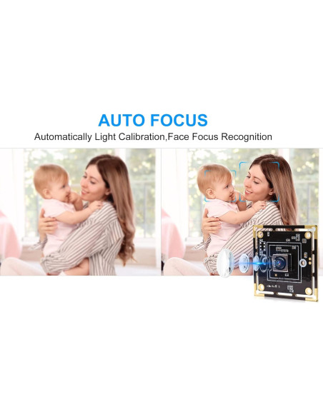 Cámara USB Autofocus ELP 16MP 4K UVC 68 Mini para PC