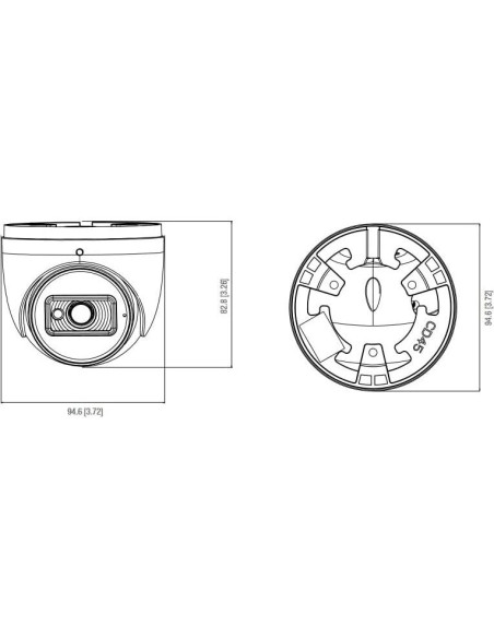 Cámara Eyeball Titanium 8MP IR con MIC Integrado IP67