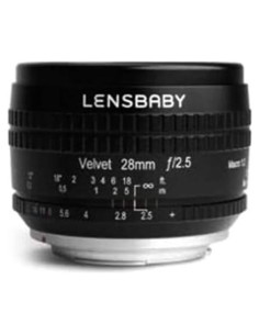 Lente Lensbaby Velvet 28mm f/2.5 para Fuji X - Suave y Aterciopelado