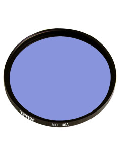 Filtro de lente Tiffen 5580C 55mm 80C para cámara