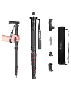 Monopod Manbily A-555L de Aluminio 155 cm para Cámara DSLR