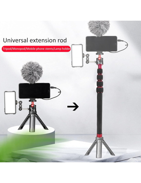 Monopod de cámara Vbestlife LR-255 de aluminio 33.5-108cm Monopod de cámara Vbestlife LR-255 de aluminio 33.5-108cm