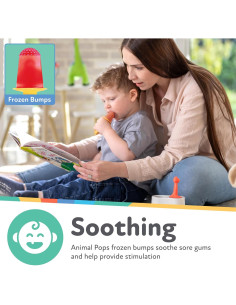 Moldes de Helados Nuby Animal Pops - Silicona para Bebés 4+ Meses 2