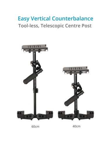 Estabilizador de Mano FLYCAM HD-3000 para Cámaras DSLR 1.36kg