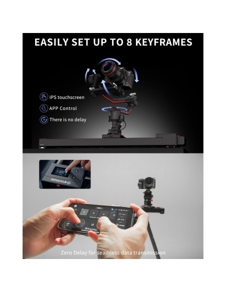 Deslizador de Cámara IFOOTAGE Nano II 660, Carga 7kg