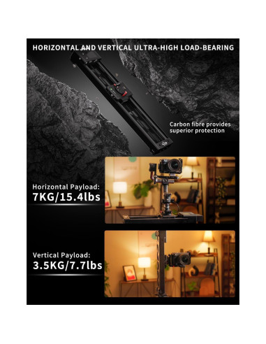 Deslizador de Cámara IFOOTAGE Nano II 660, Carga 7kg