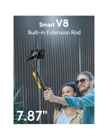 Estabilizador de Cardán 3 Ejes AOCHUAN Smart V8 Negro