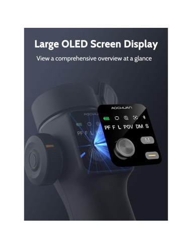 Estabilizador de Cardán 3 Ejes AOCHUAN Smart V8 Negro