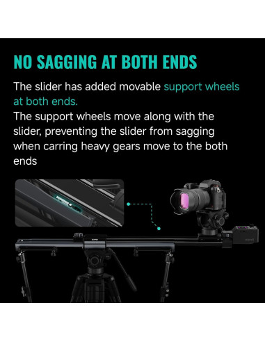 Deslizador Motorizado Zeapon Micro4 E700 con Cabezas PONS PT