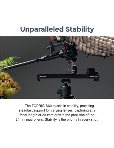 Deslizador de Cámara Motorizado Accsoon Toprig S60 1.5kg