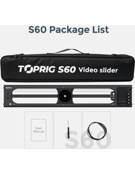 Deslizador de Cámara Motorizado Accsoon Toprig S60 1.5kg