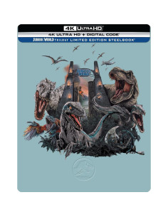 Trilogía Jurassic World 4K Ultra HD Steelbook - Edición Limitada 2