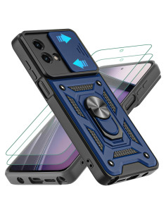 Funda AKINIK para Moto G Stylus 4G 2023 con Soporte y 2 Protectores