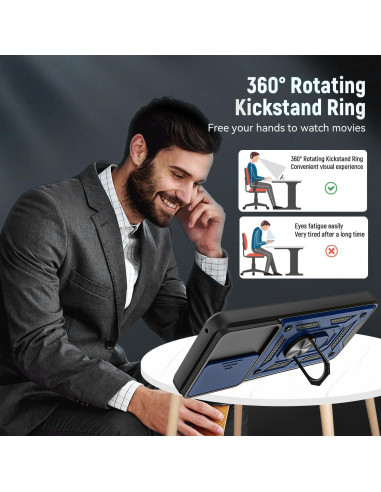 Funda AKINIK para Moto G Stylus 4G 2023 con Soporte y 2 Protectores