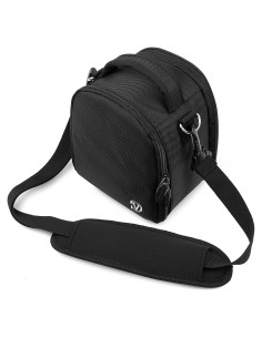 Bolsa de Cámara VanGoddy Laurel Negra Compacta 16.5x19.1cm