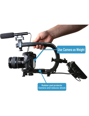 Estabilizador de Cámara Scorpion EX MAX - Pro Steadycam para DSLR y Smartphones