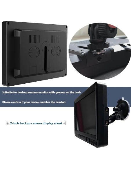 Soporte de Ventosa para Parabrisas Collyon ZJ1 para Monitor 7"