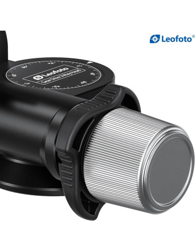 Cabezal de Bola Leofoto GW-01 con Engranaje y Placa Arca Swiss