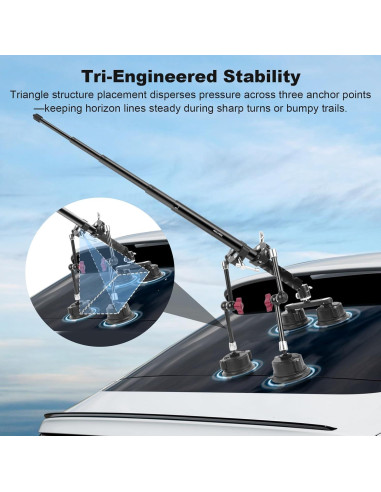 Kit de Montaje de Ventosa Mechrig SY025 para Insta360 X5/X4/X3