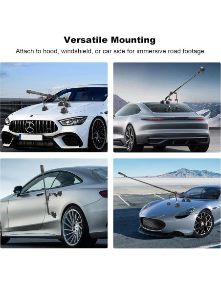 Kit de Montaje de Ventosa Mechrig SY025 para Insta360 X5/X4/X3 Kit de Montaje de Ventosa Mechrig SY025 para Insta360 X5/X4/X3