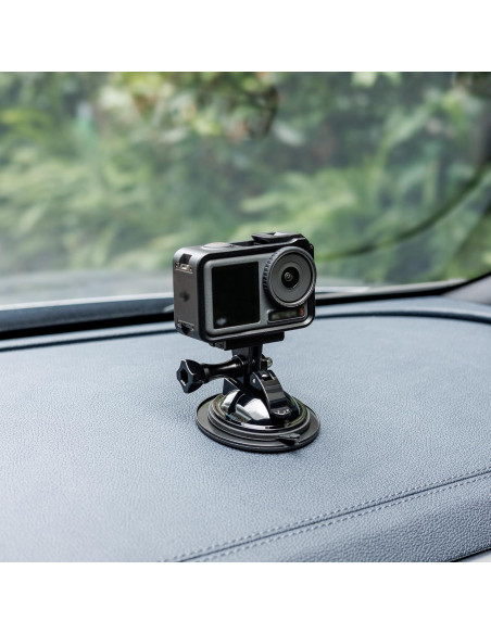 Soporte de Ventosa JJC 1/4"-20 para Cámara de Acción - Resistente