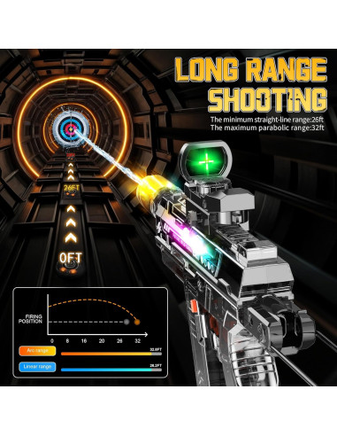 Pistola de Agua Eléctrica Automática Flybakiz Gris Oscuro