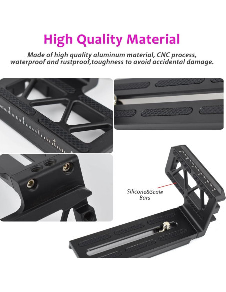 Soporte en L Akeipho para DJI Ronin SC - Aluminio 70g