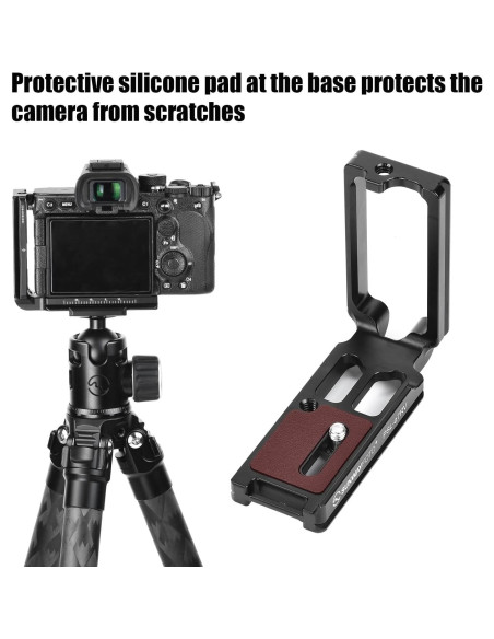 Soporte en L Arca Swiss para cámaras Sony a7rv/a7riv - Aluminio