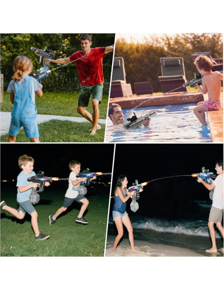 Pistola de Agua Eléctrica Automática Flybakiz Gris Oscuro Pistola de Agua Eléctrica Automática Flybakiz Gris Oscuro