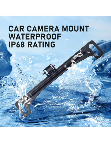 Soporte de Placa de Licencia para Cámara de Retroceso icykale