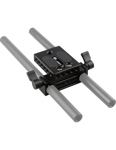 Base de cámara CAMVATE con bloque de riel 15mm para DSLR