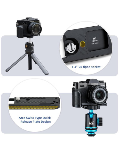 Soporte de Mano de Metal L Jinjiacheng para Fujifilm X-T30 II