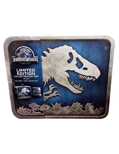 Jurassic World Edición Limitada Blu-ray + DVD + Digital HD con Lonchera
