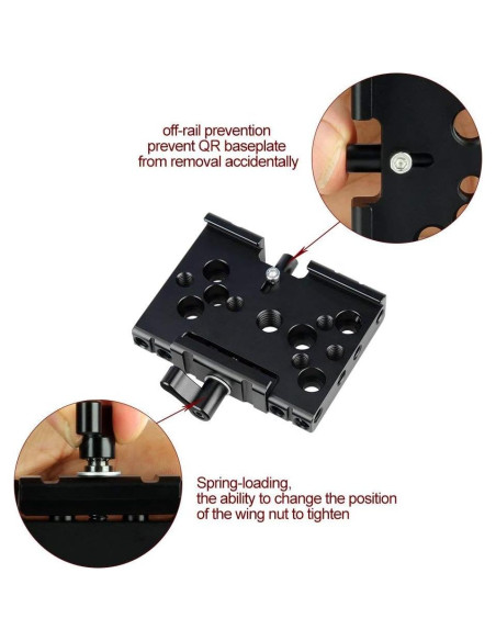 Placa de Liberación Rápida NICEYRIG para Manfrotto 577/501/504/701