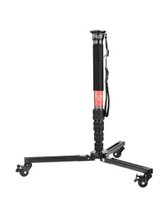 Dolly y Monopod Sunwayfoto T1A20R + M3250C, Aluminio 50kg