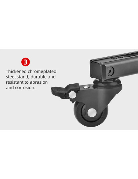 Dolly y Monopod Sunwayfoto T1A20R + M3250C, Aluminio 50kg Dolly y Monopod Sunwayfoto T1A20R + M3250C, Aluminio 50kg