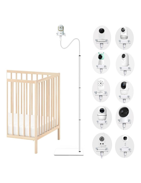 Soporte de Piso para Monitor de Bebé 175 cm Aluminio Reforzado