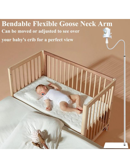 Soporte de Piso para Monitor de Bebé 175 cm Aluminio Reforzado