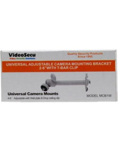 Soporte de cámara ajustable VideoSecu MCB1W para montaje en pared o techo 2
