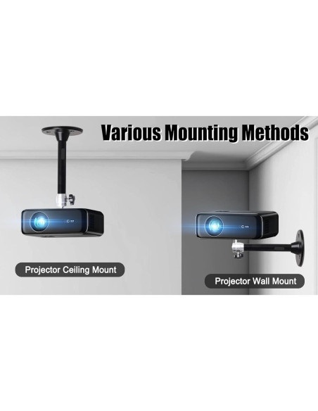 Soporte de Techo para Mini Proyector 2-Be-Best Ajustable 18cm