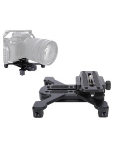 Placa de liberación rápida NICEYRIG ARCA-Swiss 570 con abrazadera