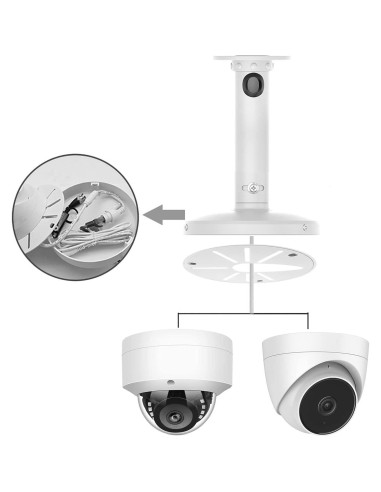 Soporte de Montaje en Techo V-Fiabilidad para Cámara de Seguridad