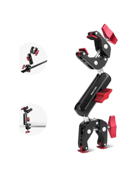 Doble Abrazadera Mágica Mechrig MRJC010 para Montaje de Cámara Doble Abrazadera Mágica Mechrig MRJC010 para Montaje de Cámara