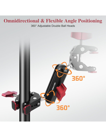 Doble Abrazadera Mágica Mechrig MRJC010 para Montaje de Cámara Doble Abrazadera Mágica Mechrig MRJC010 para Montaje de Cámara