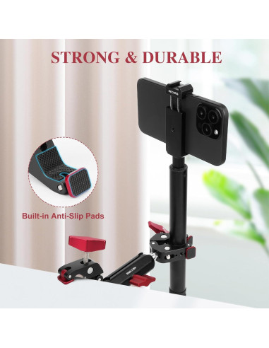 Doble Abrazadera Mágica Mechrig MRJC010 para Montaje de Cámara