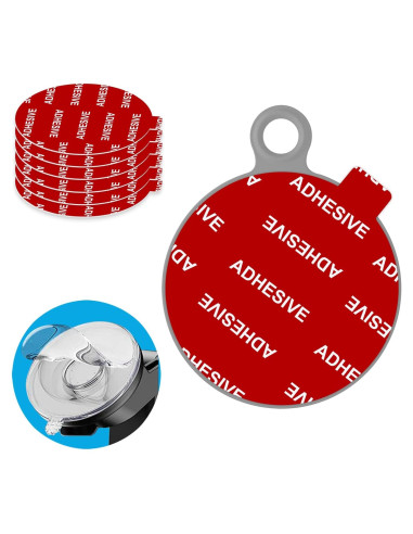 Kit de 6 Almohadillas Adhesivas PKYAA 80mm para Soporte de Teléfono