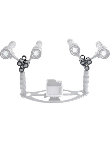 Abrazadera de Junta de Bola OrcaTorch ZJ14 para Trípode de Luz