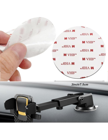 Paquete de 10 almohadillas adhesivas dobles 75mm CKANDAY