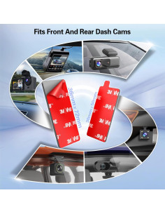 Almohadillas Adhesivas para Dash Cam pop-tech - 4 Piezas 2